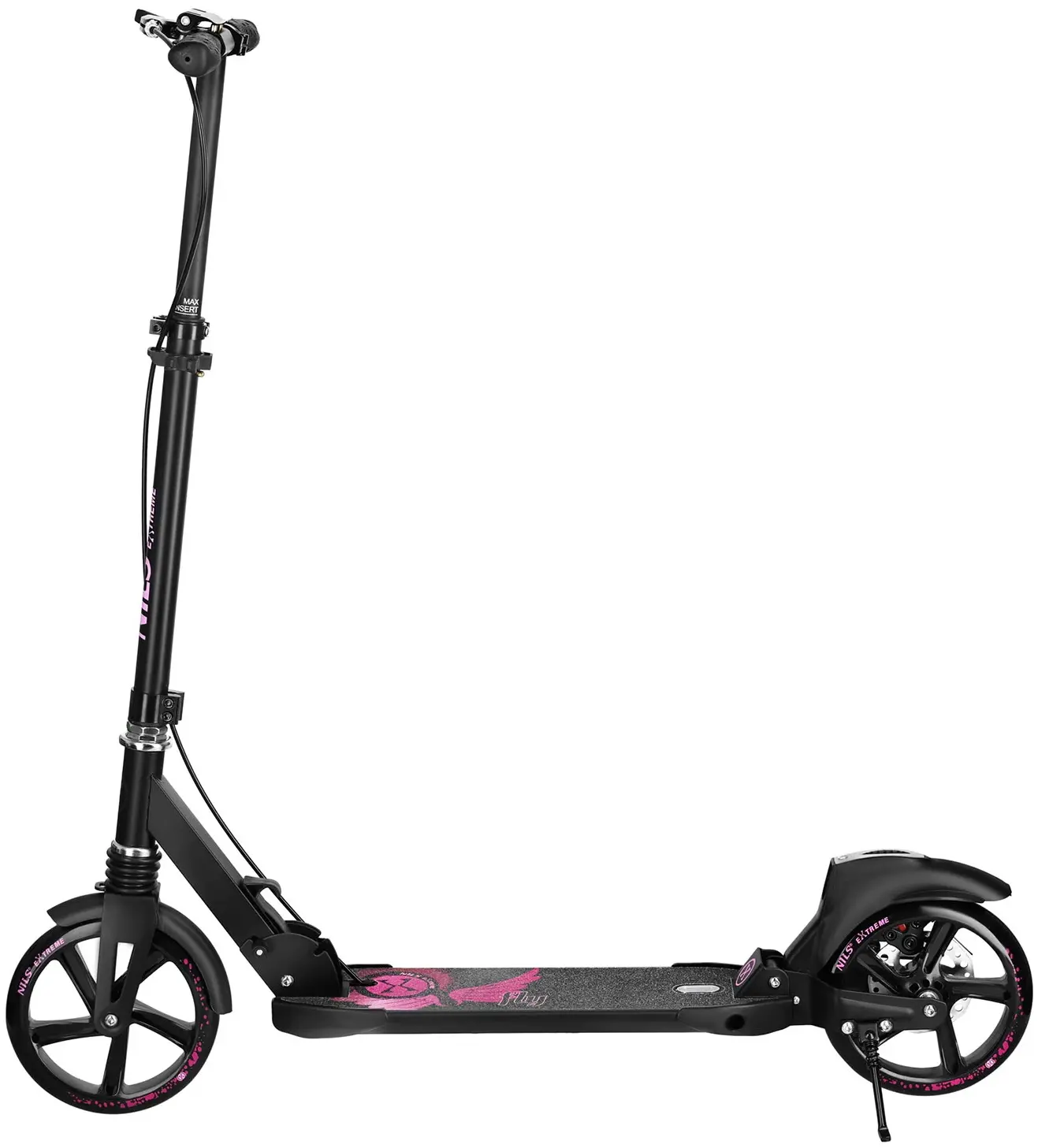 Trotineta Nils Extreme Fly HM800 (Black/Pink) - 2