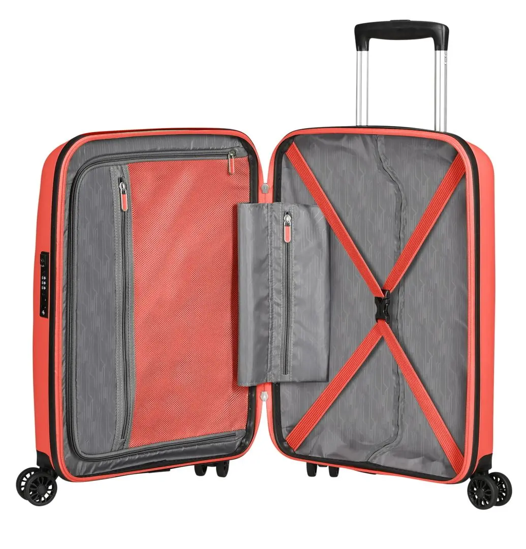 Чемодан American Tourister Bon Air DLX Spinner 55 (Flash Coral) - 3