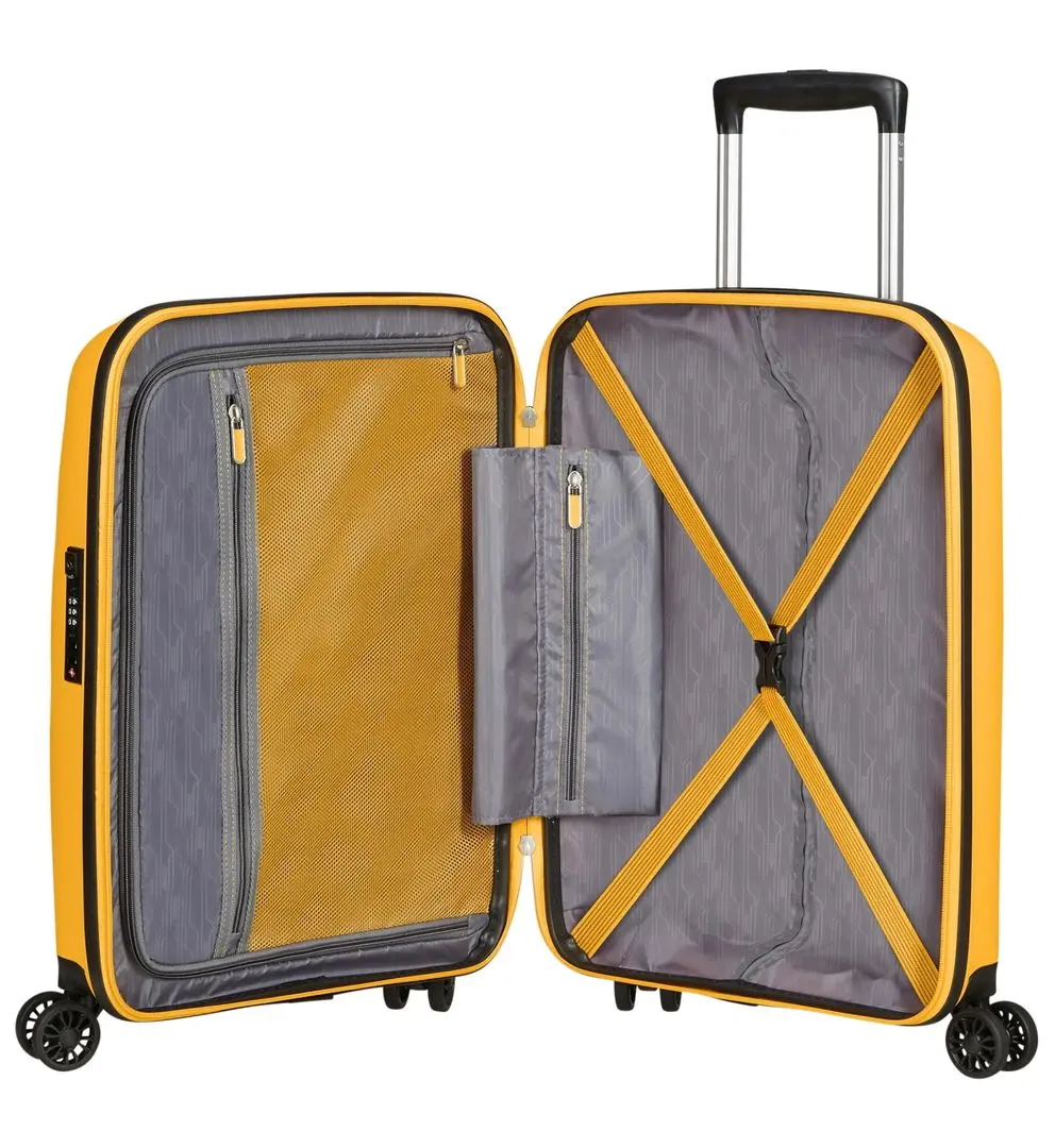 Чемодан American Tourister Bon Air DLX Spinner 55 (Light Yellow) - 3