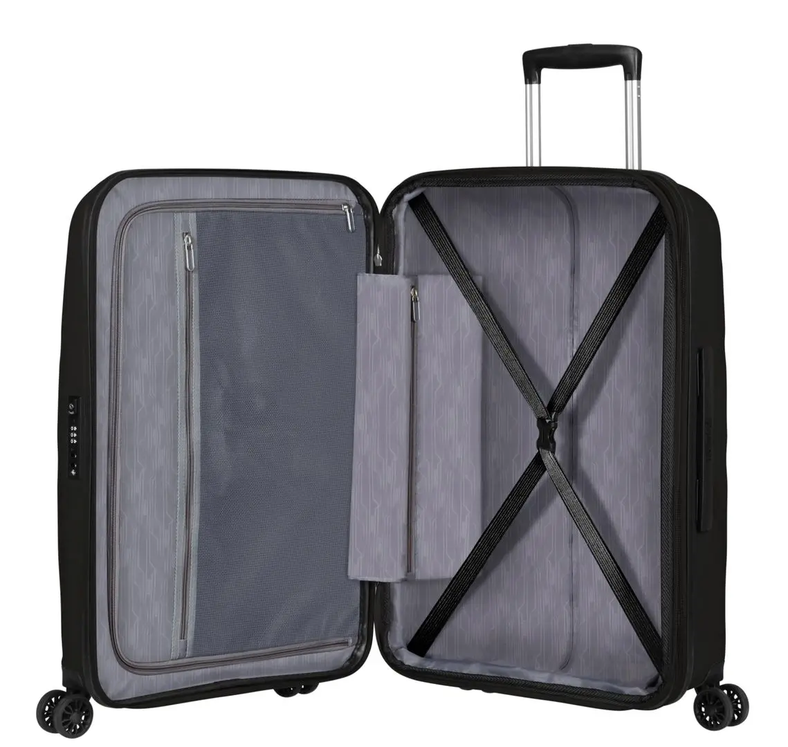 Чемодан American Tourister Bon Air DLX Spinner 66 EXP (Black) - 3