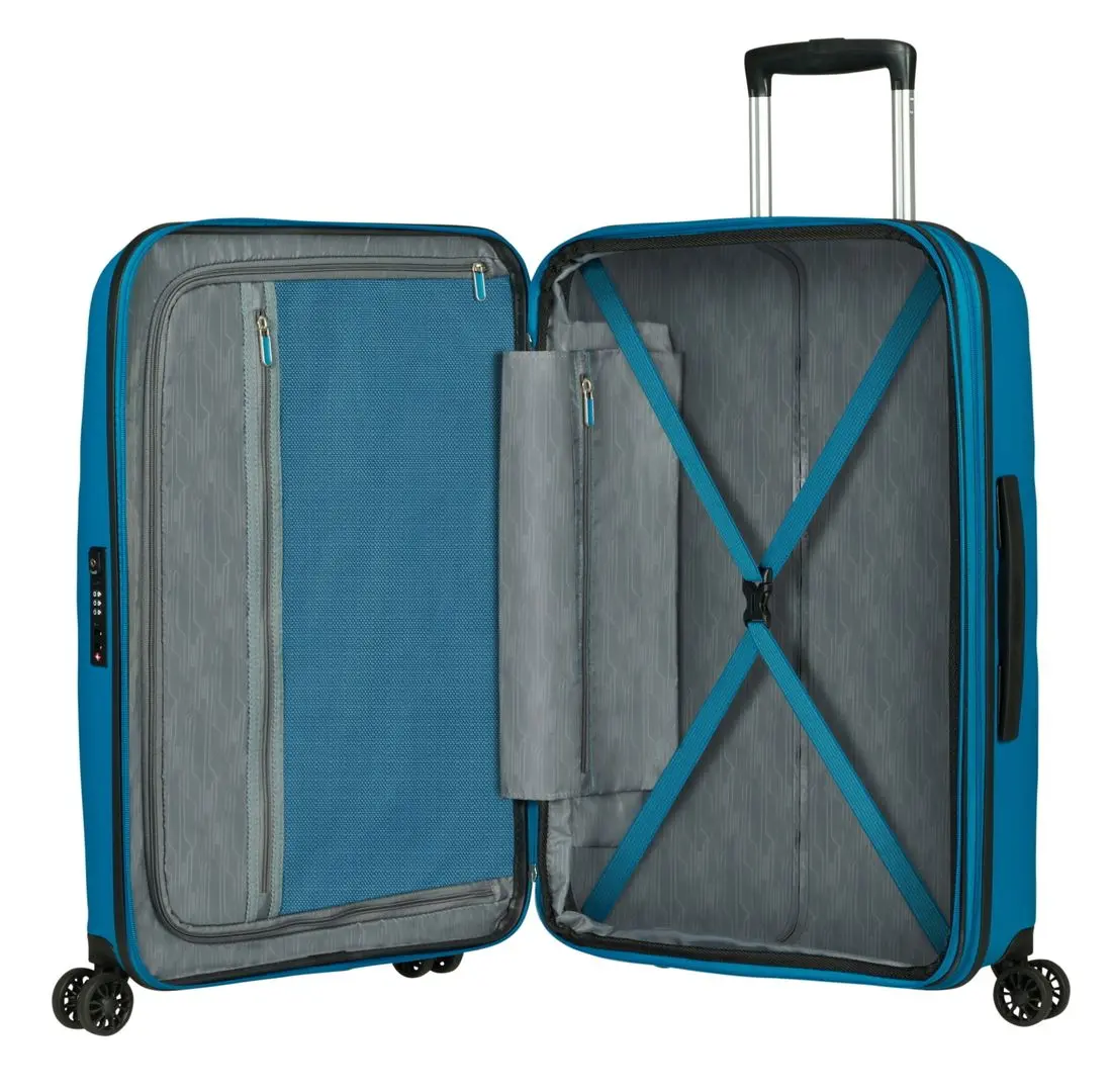 Чемодан American Tourister Bon Air DLX Spinner 66 EXP (Seaport Blue) - 2