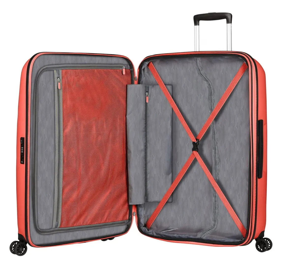 Чемодан American Tourister Bon Air DLX Spinner 75 EXP (Flash Coral) - 4