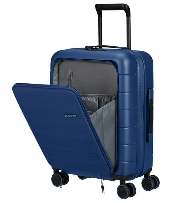Чемодан American Tourister Novastream Spinner + Laptop Compartment 55 TSA EXP (Navy Blue) - 3