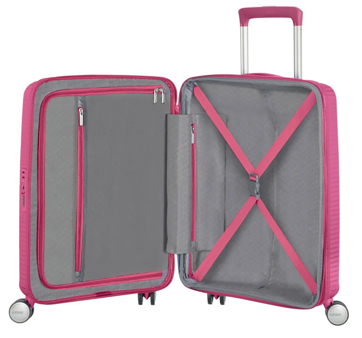 Чемодан American Tourister Soundbox Spinner 55 TSA EXP (Dark Pink) - 3