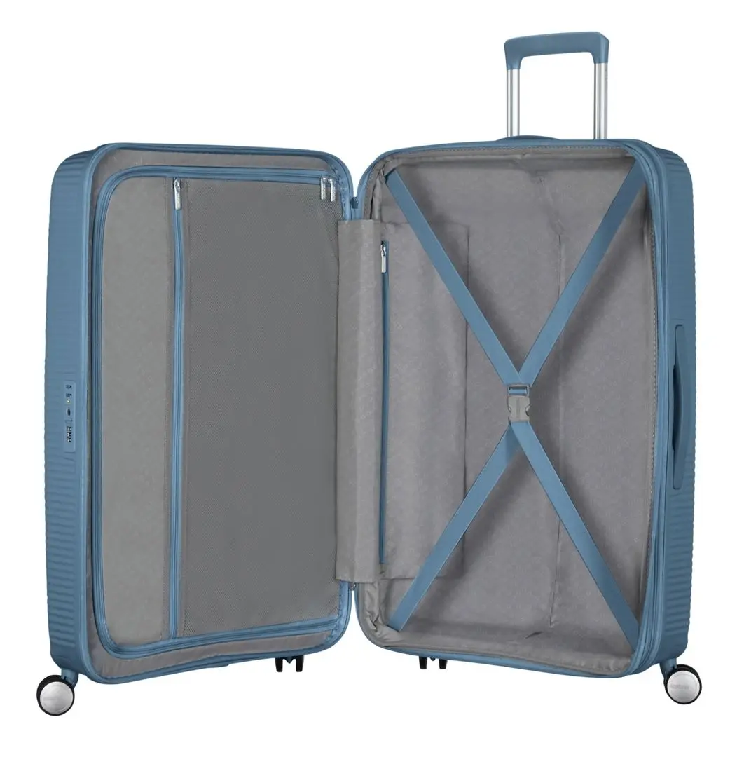 Чемодан American Tourister Soundbox Spinner 67 TSA EXP (Stone Blue) - 8