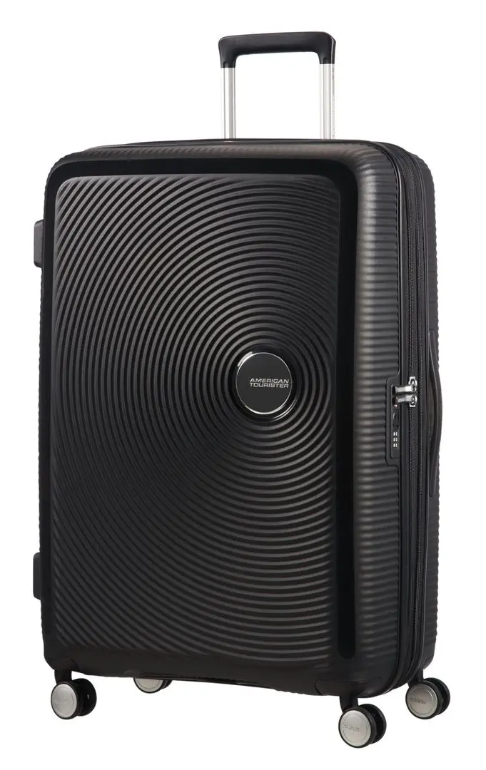 Чемодан American Tourister Soundbox Spinner 77 TSA EXP (Bass Black)