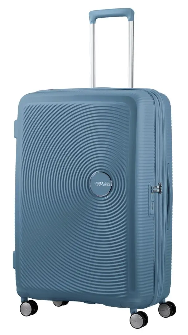 Чемодан American Tourister Soundbox Spinner 77 TSA EXP (Stone Blue) - 6