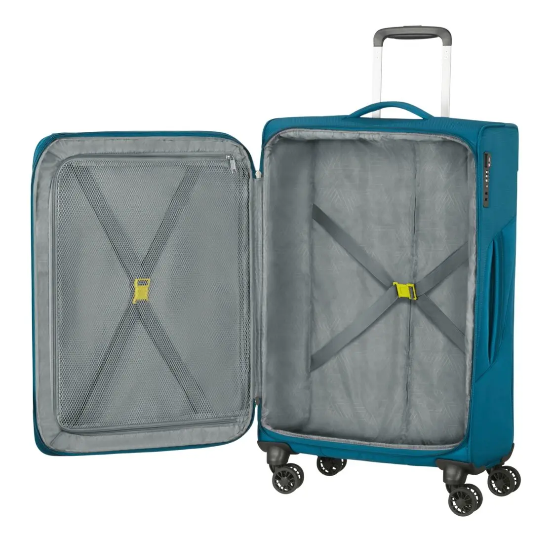 Чемодан American Tourister Summerfunk Spinner 67 EXP (Teal) - 4