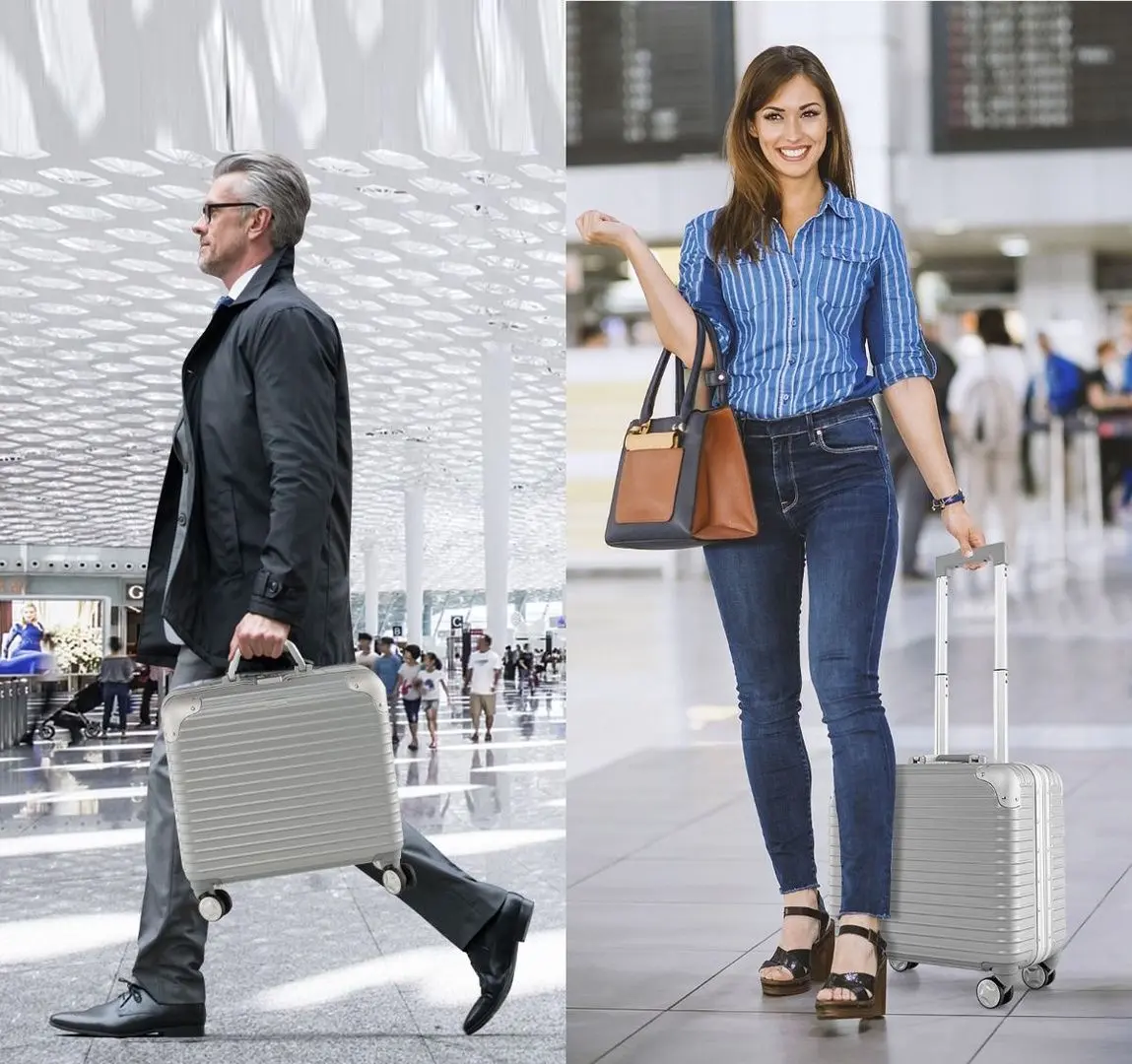 Чемодан Costway BL10008SL (Silver)