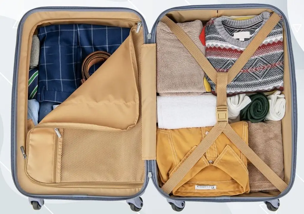 Чемодан Costway BN10021BL (Blue)