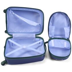 Valiza + ghiozdan pentru copii Costway BG51214 (Blue) Thumb