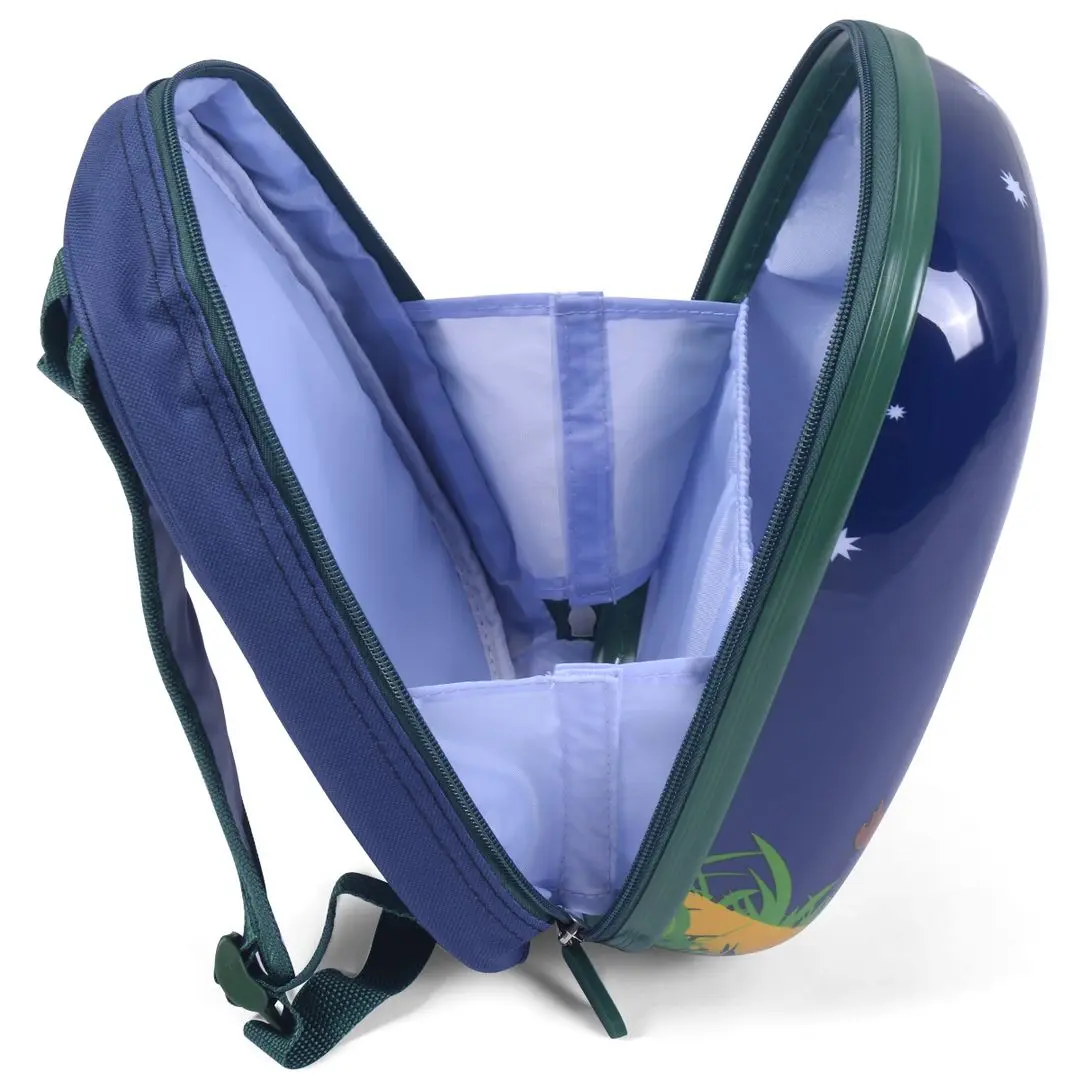 Valiza + ghiozdan pentru copii Costway BG51214 (Blue)