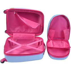 Детский чемодан + рюкзак Costway BG51215 (Blue/Pink) Thumb