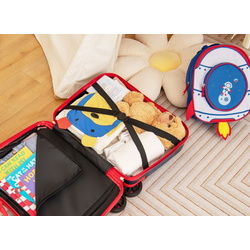 Valiza + rucsac pentru copii Costway BN10003DK (Dark Blue) Thumb