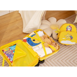 Детский чемодан + рюкзак Costway BN10003HS (Yellow) Thumb