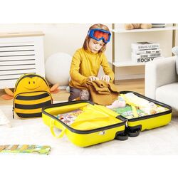 Valiza + rucsac pentru copii Costway BN10003YW (Yellow) Thumb