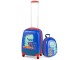 Valiza + rucsac pentru copii Costway BN10008 (Blue)