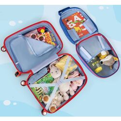 Детский чемодан + рюкзак Costway BN10008 (Blue) Thumb