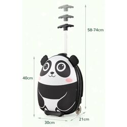 Valiza + ghiozdan pentru copii Costway BN10019WH (White) Thumb