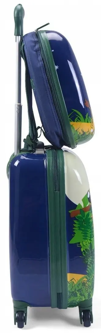 Valiza + rucsac pentru copii Costway BN10029 (Blue)