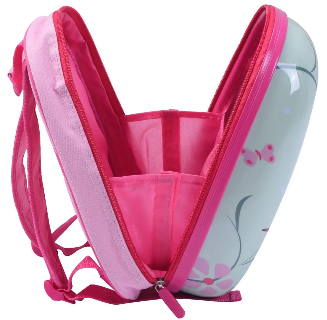 Детский чемодан + рюкзак Costway BN10031 (White/Pink)