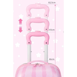 Детский чемодан + рюкзак Costway BN10032 (Pink) Thumb