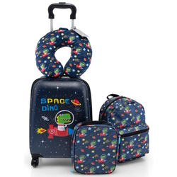 Set de cаlаtorie pentru copii Costway BN10025AN (Navy)