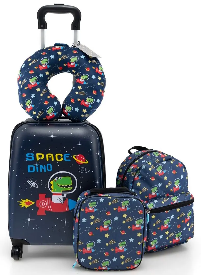 Set de cаlаtorie pentru copii Costway BN10025AN (Navy)
