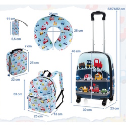 Детский дорожный набор Costway BN10025NY (Light Blue) Thumb