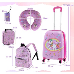Set de cаlаtorie pentru copii Costway BN10025PI (Pink) Thumb