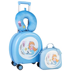 Детский дорожный набор Costway BN10040BL (Blue/White) Thumb