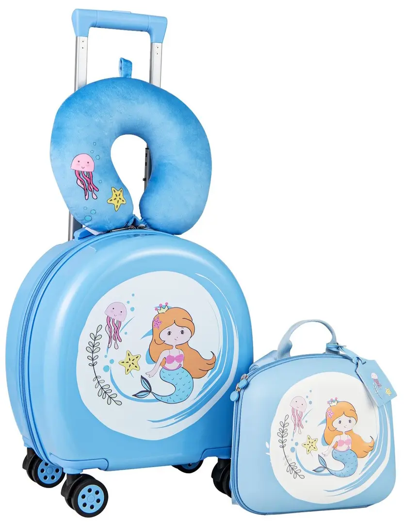 Детский дорожный набор Costway BN10040BL (Blue/White)