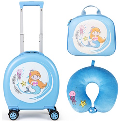 Set de cаlаtorie pentru copii Costway BN10040BL (Blue/White)