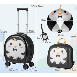 Set de cаlаtorie pentru copii Costway BN10040DK (Black/White) Thumb