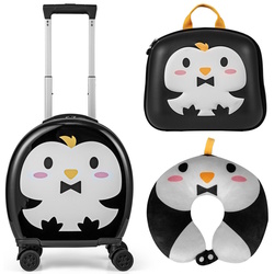 Set de cаlаtorie pentru copii Costway BN10040DK (Black/White)