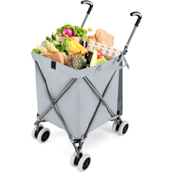 Geanta-carucior pliabila Costway TA10025GR (Gray)