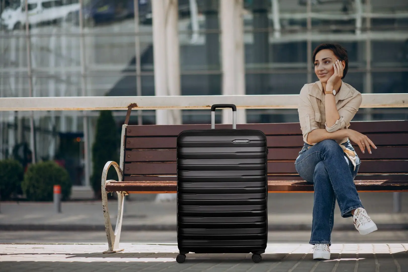 Valiza Francesco Ferellino Perle L (Black)