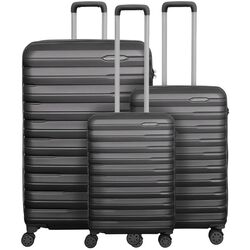 Набор чемоданов Francesco Ferellino Perle S/M/L (Dark Grey)