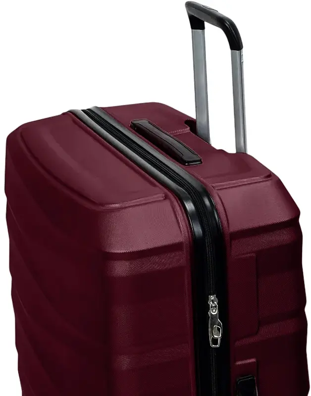 Valiza Ground Azurro L (Burgundy) - 3