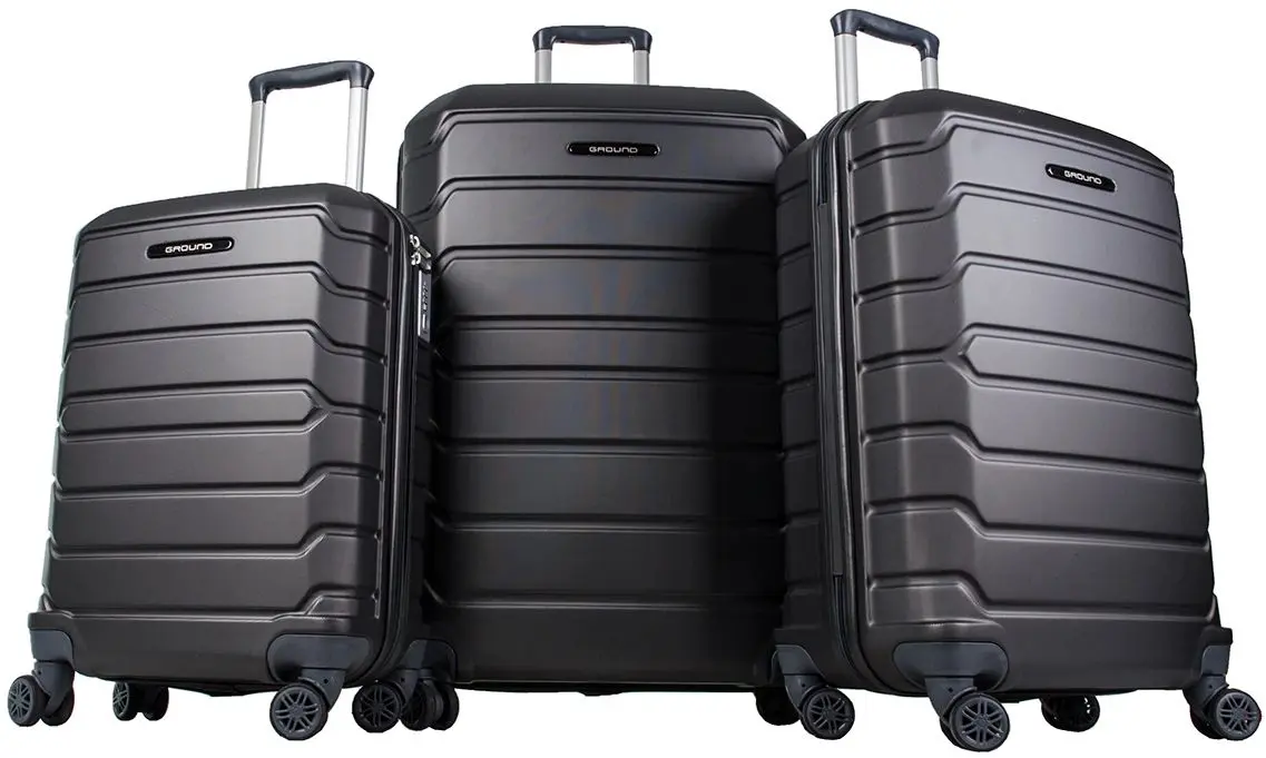 Set valize Ground Jasmin L/M/S (Dark Gray)