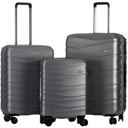 Набор чемоданов Ground Vague L/M/S (Dark Gray)