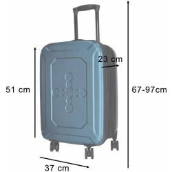 Чемодан Ikonka KX2785 (Blue) Thumb