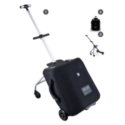 Чемодан Micro Ride On Luggage Eazy (Black) Thumb