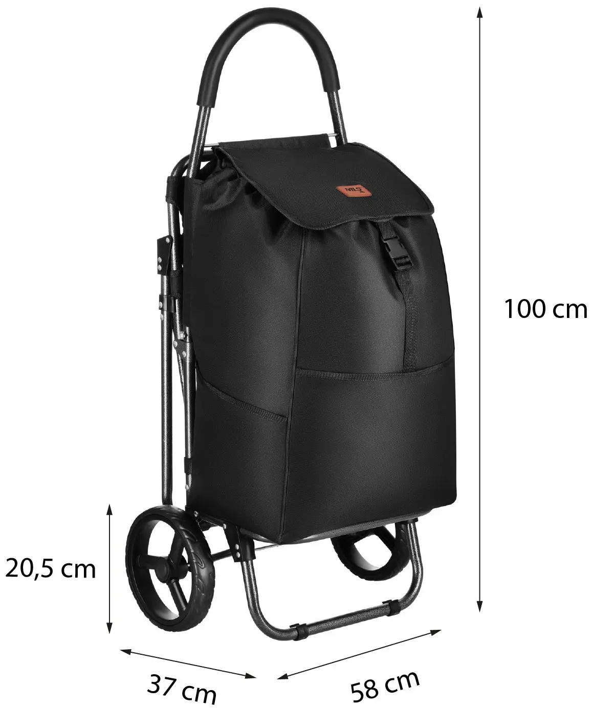 Geanta-carucior Nils Camp NC4303 (Black) - 8