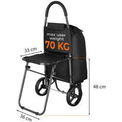 Geanta-carucior Nils Camp NC4303 (Black) Thumb