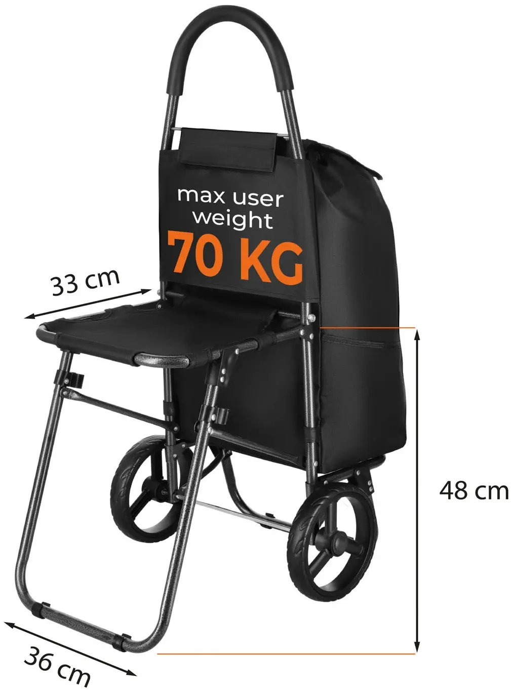 Geanta-carucior Nils Camp NC4303 (Black) - 9