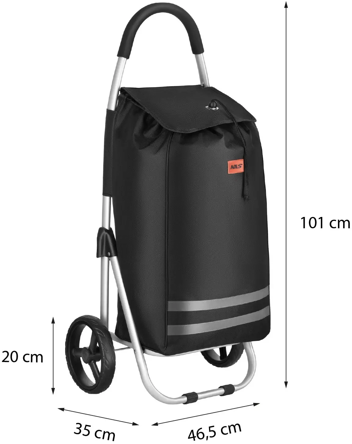Geanta-carucior Nils Camp NC4304 (Black) - 7