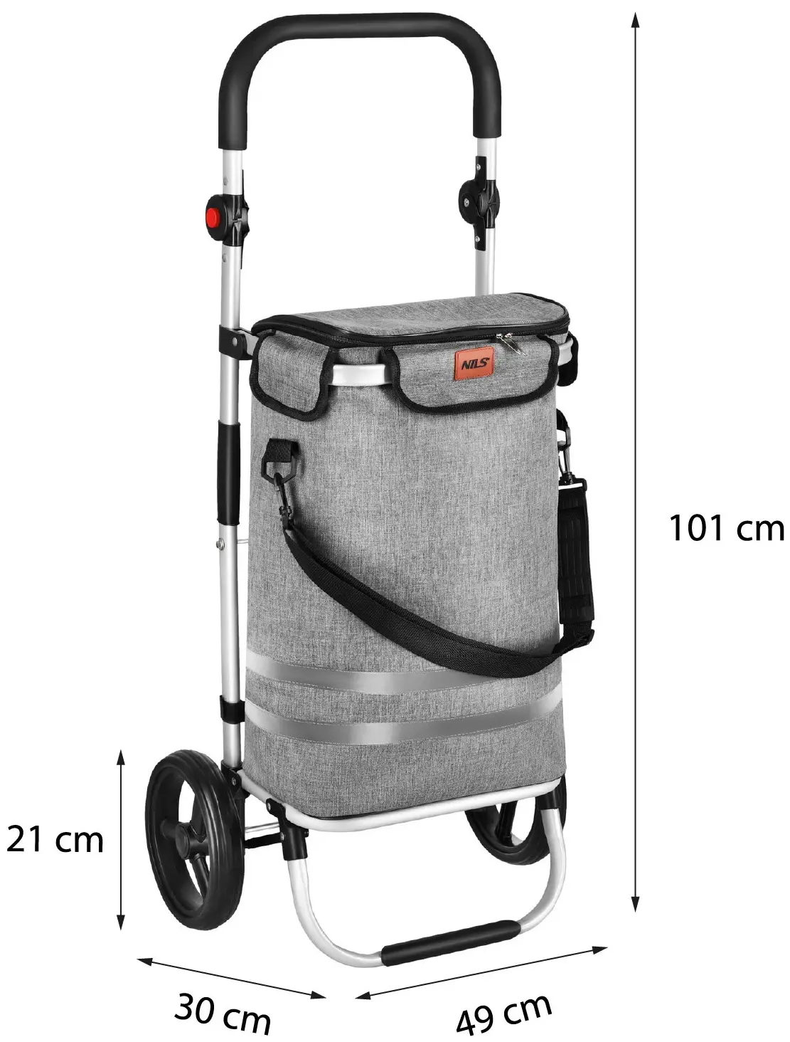 Geanta-carucior Nils Camp NC4305 (Gray) - 9