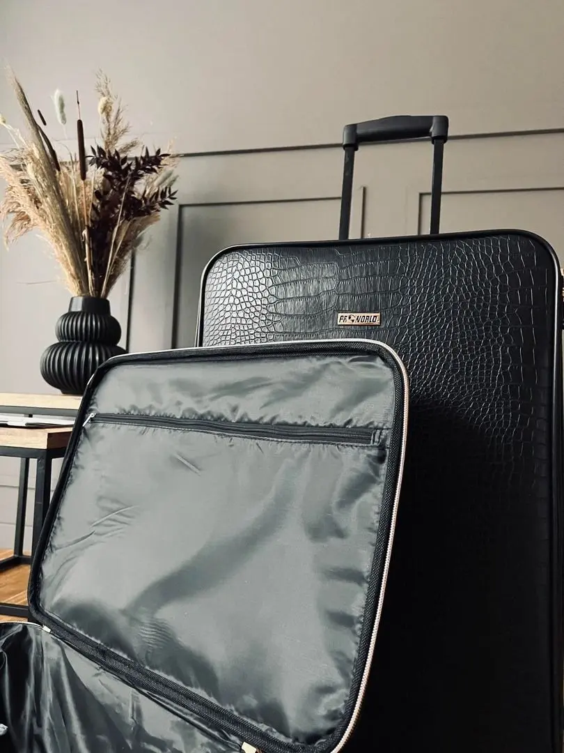 Valiza ProWorld Croco (Black) - 4