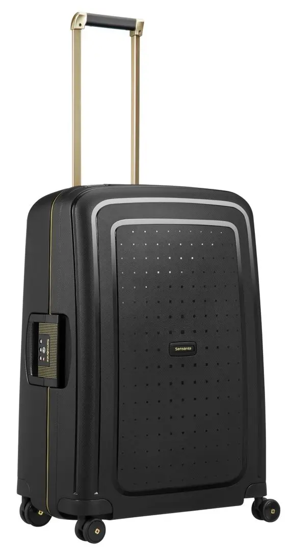 Valiza Samsonite S'Cure DLX Spinner 69 (Black/Gold) - 2